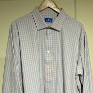 Nautica Performance Button Down Size 18 Sleeves 36/37